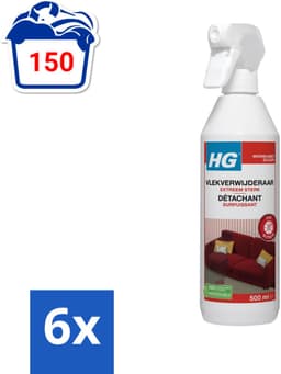 HG Vlekverwijderaar Extra Sterk 500 ml - Voordeelverpakking - 6 stuks — thumbnail 1