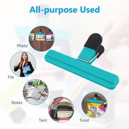 Ibenzoa® Veelzijdige Set van 6 Grote Voedselclips voor Verse Snacks en Meer — thumbnail 3