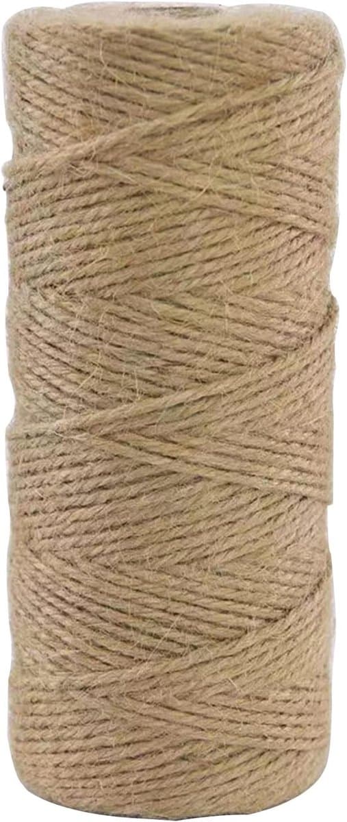Natuurlijk Jute Koord voor Knutselen en Decoratie - 200m x 2mm — afbeelding 1