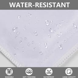 Unyqoos® Kleine en Waterdichte Reiswaszakken met Ritssluiting voor Vuile Was en Badkleding — thumbnail 3