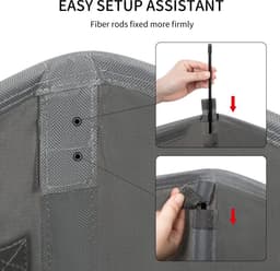 Unyqoos® Compacte en Ruimtebesparende Wasmand met Deksel voor Optimale Organisatie in Huis — thumbnail 3