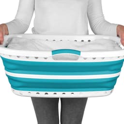 Beldray Opvouwbare Wasmand - 37L | Hip-Hugger | Turquoise — thumbnail 4