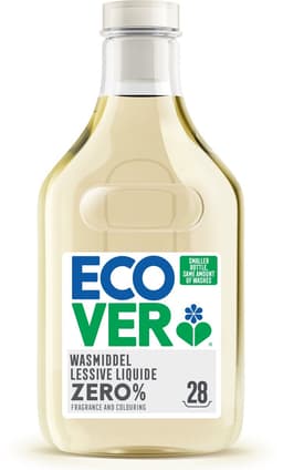 Ecover - Vloeibaar Wasmiddel Zero - Voordeelverpakking 6 x 1 L - 84 wasbeurten - 0 % parfum & kleurstoffen - hypoallergeen - Plantaardig & Biologisch afbreekbaar — thumbnail 2
