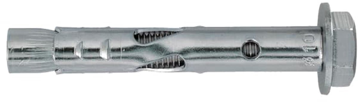 Hulsanker Verzinkt - Bevestigingsanker Metaal - Zware Objecten Bevestigen - Compact Sterk Ontwerp - M10x60 mm - Natuurlijk — afbeelding 1