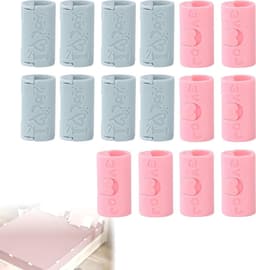 16 stuks bedlakenhouders - dekbed bevestiging - antislip clips — thumbnail 1
