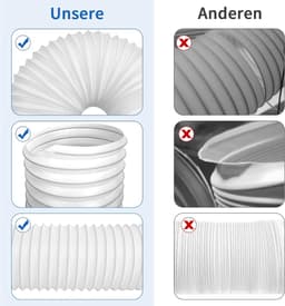 Flexibele Afvoerslang 150mm voor Ventilatie en Afzuiging — thumbnail 3
