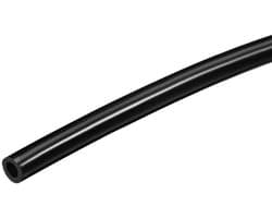 Siliconen buis zwart 3 mm binnendiameter x 5 mm buitendiameter 2 meter lengte - flexibele rubberslang voor water en luchtoverdracht
