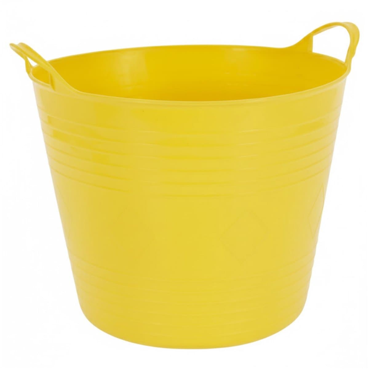 Excellent houseware Flexibele kuip / emmer - geel - 27 liter - kunststof - 42 x 35 cm — afbeelding 1