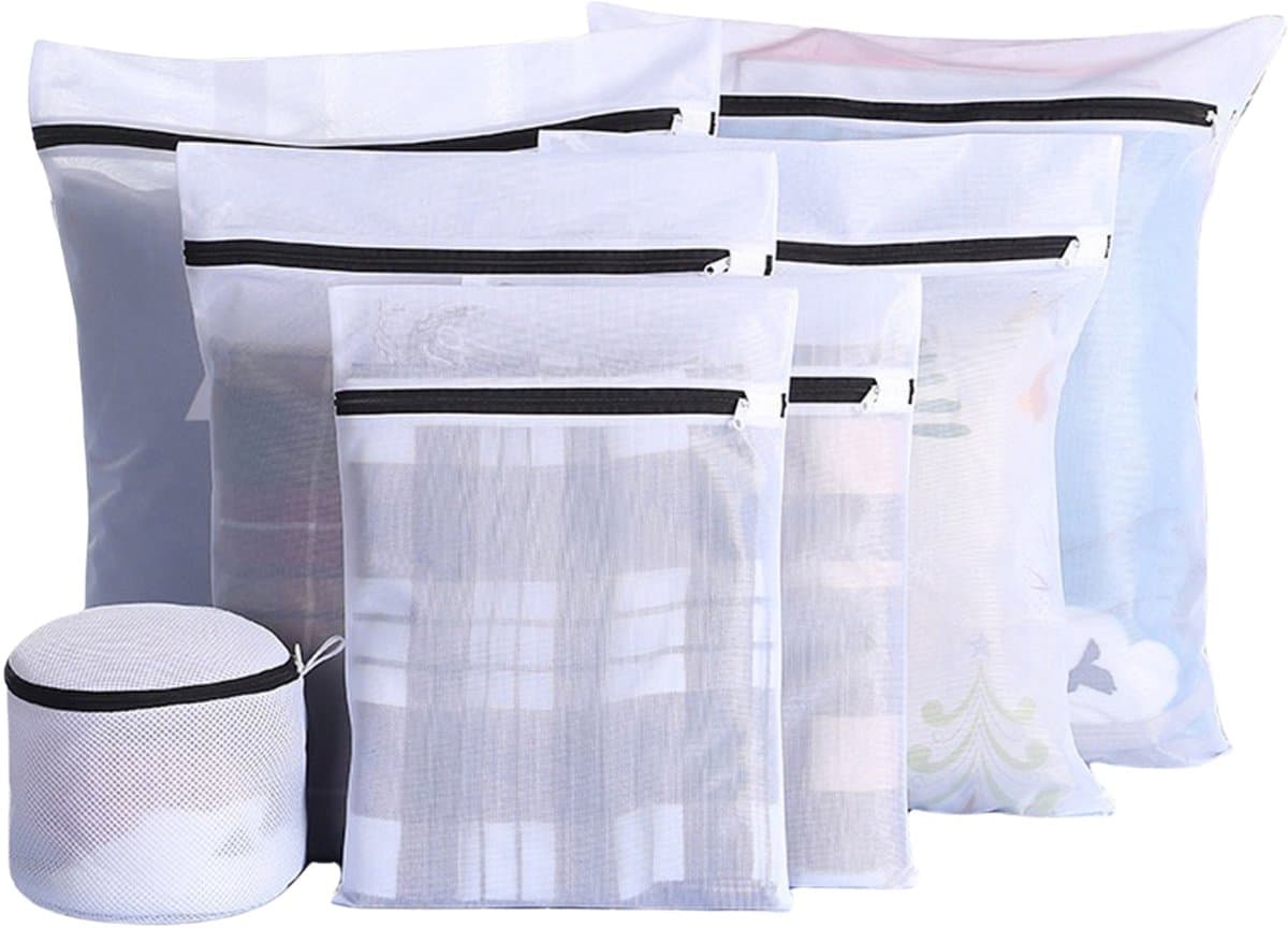 Waszakken - 7 Stuks - Wasnetten - Bescherm je Wasgoed en Wasmachine - Packing Cubes - Travel Organizer - Waszakje - Wasnetje — afbeelding 1