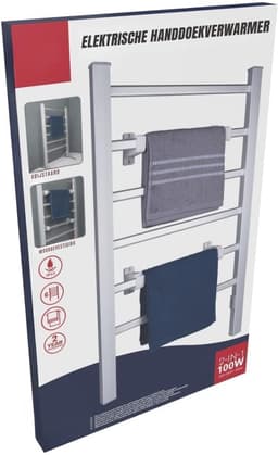 AMA® Elektrisch Droogrek - Droogrek - Verwarmd Droogrek - 90x36x53cm - Grijs — thumbnail 4