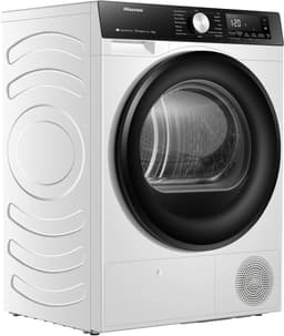 Hisense DH3S902BWCC - Condensdroger - 9 kg - Vrijstaand - Voorbelading - Warmtepomp - Wit - Draaiknop - TouchControl - 63 dB(A) - Ion Refresh - Allergy Care - Auto Dry — thumbnail 5
