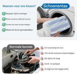 GELLDG Schoenwaszakken - Set van 2 - Schoentassen - Geschikt voor wasmachines (360°) - Waszakken voor sneakers - Grote schoenwaszakken met ritssluiting - Machinewasbaar — thumbnail 3