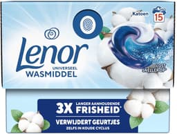 Lenor All-in-1 Wasmiddel Pods - Katoen Fris - 4 x 15 stuks — thumbnail 3