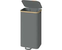 SONGMICS - Wasmand - Wasmand met Deksel - Uitneembare Waszak - 100 Liter Capaciteit
