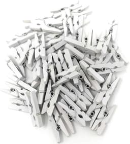 Houten Mini Knijpers Groen 100 Stuks Ambachtelijk Gebruik — thumbnail 4