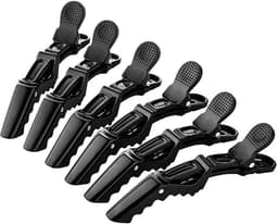 Haarspeldjes Set - Kappers Clips - Professioneel Stylen - Antislip Grip - 11.5 cm Lengte - Zwart — thumbnail 1