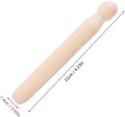 Wasknijpers van Hout - Kledingklemmen - Handgemaakt voor Kledingopslag en -drogen — thumbnail 4