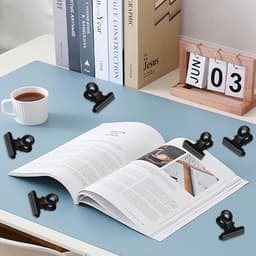 40 Stuks Kleine Zwarte Bulldog Clips Metaal voor Foto's Papier en Documenten — thumbnail 5