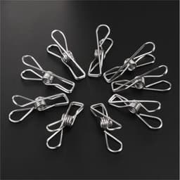 RVS Wasknijpers – 10 Stuks – 5 cm – Roestvrij Staal – Sterke Wasknijpers voor Binnen & Buiten – Duurzaam en Roestbestendig - FSW-Products — thumbnail 2