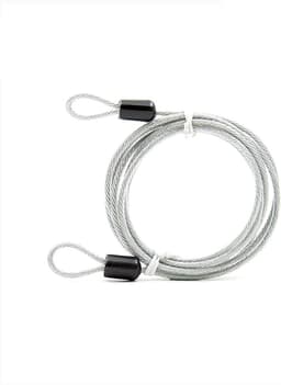 Waslijn Touw - Stalen Kern - Kleding Drogen - Sterke PVC Coating - 2 Meter - Transparant — thumbnail 1
