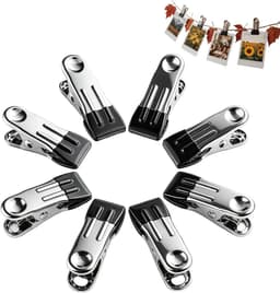 Kleding Pins - Wasknijpers Clips - Kleding Droge - Windbestendige Stabiliteit - 1.0 metre - Zwart — thumbnail 1