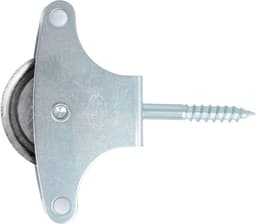 Waslijn Katrollen - Lijn Ophangers - Kleding Drogen - Stalen Wiel - Ø39 mm - Verzinkt — thumbnail 1