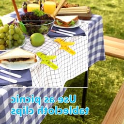 Grote Wasknijpers, 12 Stuks Handdoekclips van Plastic, Ideaal voor Strandstoelen en Wasgoed, Houdt Handdoeken op hun Plaats tegen de Wind — thumbnail 3