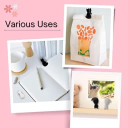 Tasklemmen Set - Kattengreep Clips - Voedsel Zakken Sluiten - Duurzaam ABS Materiaal - 2 Stuks - Gemengde Kleuren — thumbnail 5