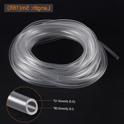 Duidelijke PVC slang van 1.0mm ID en 1.6mm OD, 2 meter lang, flexibel en voedselveilig voor water, olie, lucht en tuinirrigatie — thumbnail 5