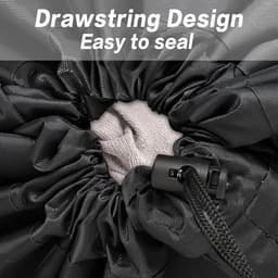 Cosensi - Dailygoods - Cosensi - Dailygoody - Waterproof Laundry Bag - Opbergzak - Groot formaat - 24 x 36 inches - Reis waszak - Voor thuis en camping - 2 stuks — thumbnail 2