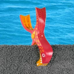 Wasknijpers voor reling - Boot clips - Kleding drogen - Hoge spankracht - 2 stuks - Roze geel — thumbnail 2
