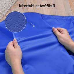 Set van 2 Vouwbare Waszakken 50x60cm met Trekkoord voor Kleding, Speelgoed en Reisgebruik — thumbnail 4