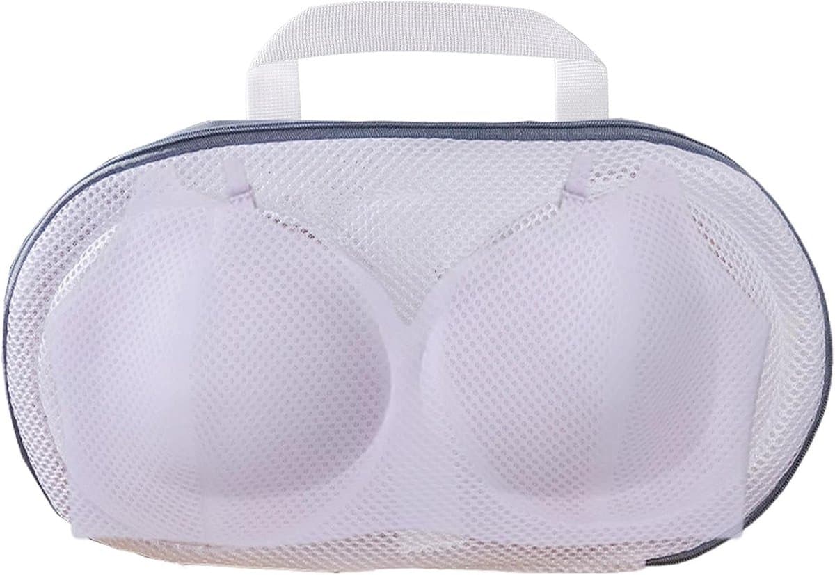 BH-waszak, waszak van fijn net voor 's en lingerie, robuuste ritssluiting, houdt de vormen intact, veilig in de wasmachine, geschikt voor op reis — afbeelding 1