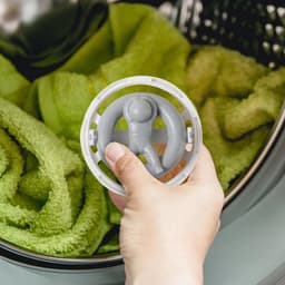 Wasmachine Pluisvanger - Drijvend Haarfilter - Kleding Reinigen - Herbruikbaar Ontwerp - 23 x 20 x 6 cm - Groen — thumbnail 3