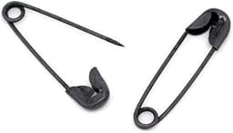 Veiligheidsspelden - Kledingclips Knoppen - Kleding Bevestigen - Veilige Sluiting - 19mm - Zwart — thumbnail 3