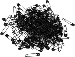 Veiligheidsspelden - Kledingclips Knoppen - Kleding Bevestigen - Veilige Sluiting - 19mm - Zwart — thumbnail 1