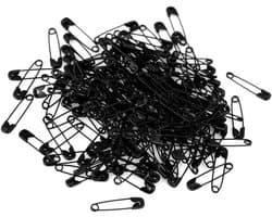 Veiligheidsspelden - Kledingclips Knoppen - Kleding Bevestigen - Veilige Sluiting - 19mm - Zwart