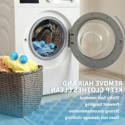 12 Stuks Lintballen voor Wasmachine - Herbruikbare Haarvangers voor Dierenharen, Effectieve Verwijderaar van Honden- en Kattenharen, Ideaal voor Wasmachine en Droger — thumbnail 2
