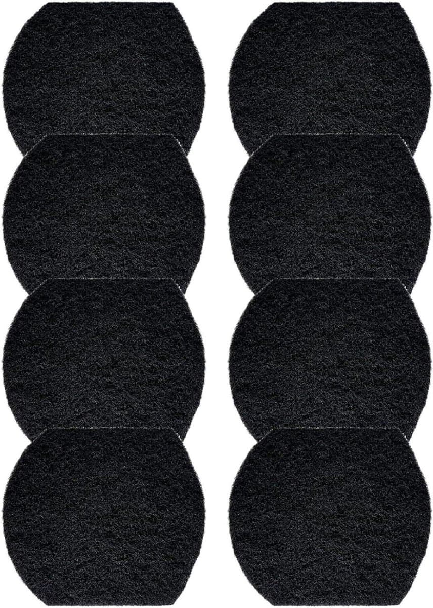 Luieremmer Deodorizer - Geurverwijderaars Koolstoffilters - Frisse Kinderkamer - Actieve Kool Absorptie - 8 Stuks - Zwart — afbeelding 1