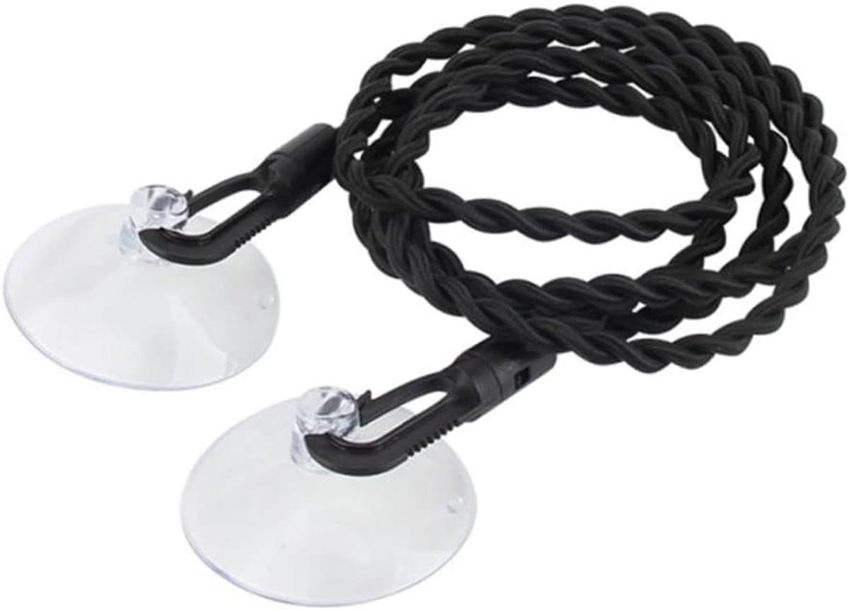 Reis Waslijn - Draagbare Kledinglijn - Kleding Drogen - Met Antislip Zuignap - 4x4x2.4cm - Zoals Getoond — afbeelding 1