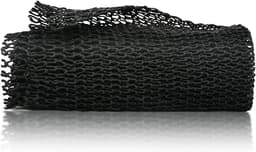 Lange Bad Spons met Knopen, Afrikaanse Wasnet voor Exfoliatie, Rug Scrubber en Huidverzachter tot 160 cm (Zwart) — thumbnail 1