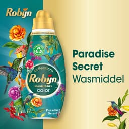 Robijn - Klein & Krachtig Wasmiddel Color Paradise Secret 19 Wasbeurten - 8 x 665 ml - Voordeelverpakking — thumbnail 2
