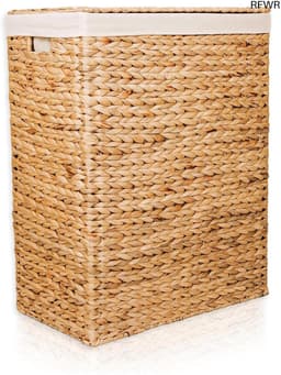 RFWR® Ruimtebesparende Wasmand met Deksel voor Kleine Ruimtes - 80 Liter Opbergruimte — thumbnail 1