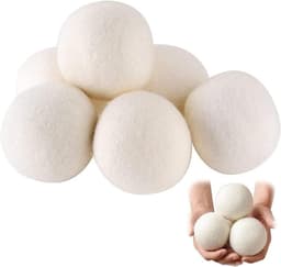 Allecto Plus - Droogballen XL (8 cm) voor wasdroger - Natuurlijke wol drogerballen - Herbruikbaar - Voor donsjacks, tennisballen - Set van X hatelijk('') — thumbnail 1