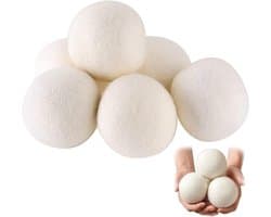 Allecto Plus - Droogballen XL (8 cm) voor wasdroger - Natuurlijke wol drogerballen - Herbruikbaar - Voor donsjacks, tennisballen - Set van X hatelijk('')