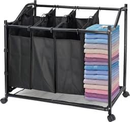 Equivera Wasmand 4 Vakken - Wasmand - Wassorteerder - Wasbox — thumbnail 5