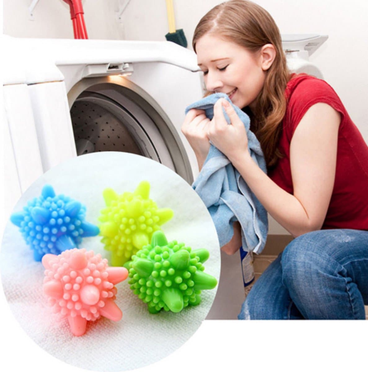 6x wasmachine anti-winding ballen waseffect versterking / HaverCo — afbeelding 1