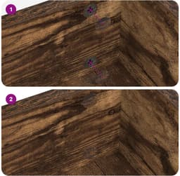vidaXL - Zelfklevende - schroefcover - 2 - pcs - Rook - Eiken - Ø - 20 - x - 0,5 - mm — thumbnail 4
