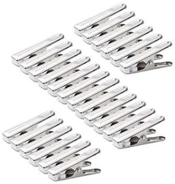 Duurzame roestvrijstalen wasknijpers met grip - 80 stuks voor kleding en handdoeken — thumbnail 1