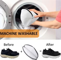 Allecta - Set van 4 wasnetten voor wasmachine - Schoenen en kleding beschermen - Opbergtas met ritssluiting - 4 stuks — thumbnail 2